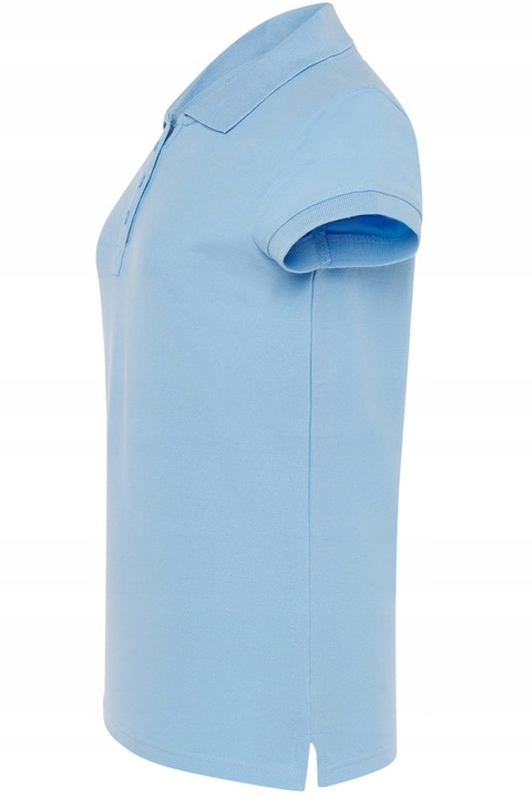 Koszulka polo damska błękitna roz.M