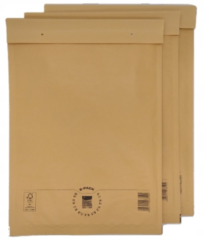 Koperty bąbelkowe I19 450x320 E-Pack BRĄZOWE duże HURT x50