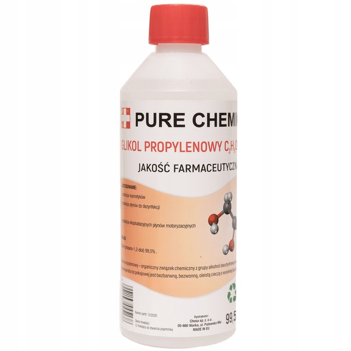 GLICERYNA ROŚLINNA + GLIKOL PROPYLENOWY ZESTAW GLIKOL I GLICERYNA 1l