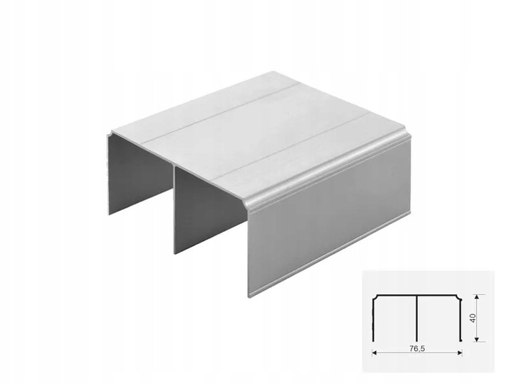 Okucia do drzwi przesuwnych Sevroll Focus 1,70m 2D System Zestaw okuć