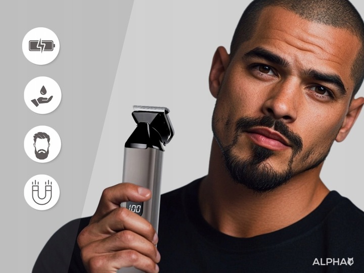 Trymer Do Nosa, Brody, Ciała - Maszynka Do Włosów 10w1 Magnetyczne