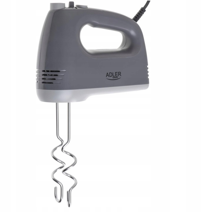 Mikser ręczny 750W 5 biegów tryb TURBO 6 mieszadeł Haki Trzepaki Separator