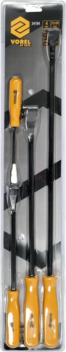 ZESTAW ŁOMÓW DŹWIGNI ŁYŻEK 4 EL. Z RĘKOJEŚCIĄ VOREL