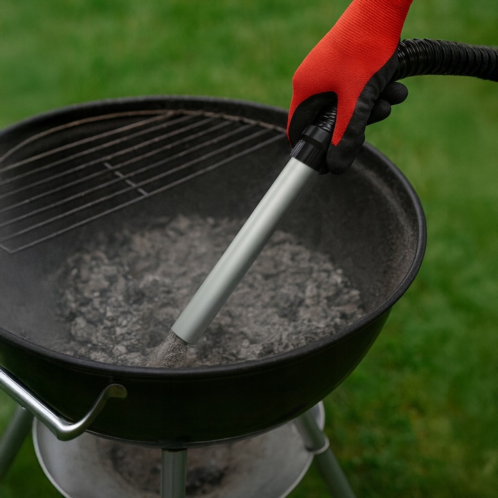 Odkurzacz Przemysłowy Bezworkowy do Kominka Popiołu Gruzu Pieca Grilla