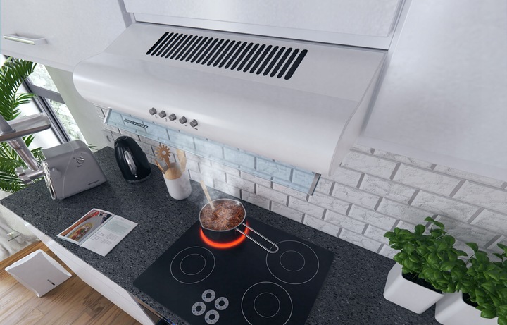 OKAP PODSZAFKOWY KUCHENNY 50cm BERDSEN BIAŁY 10A