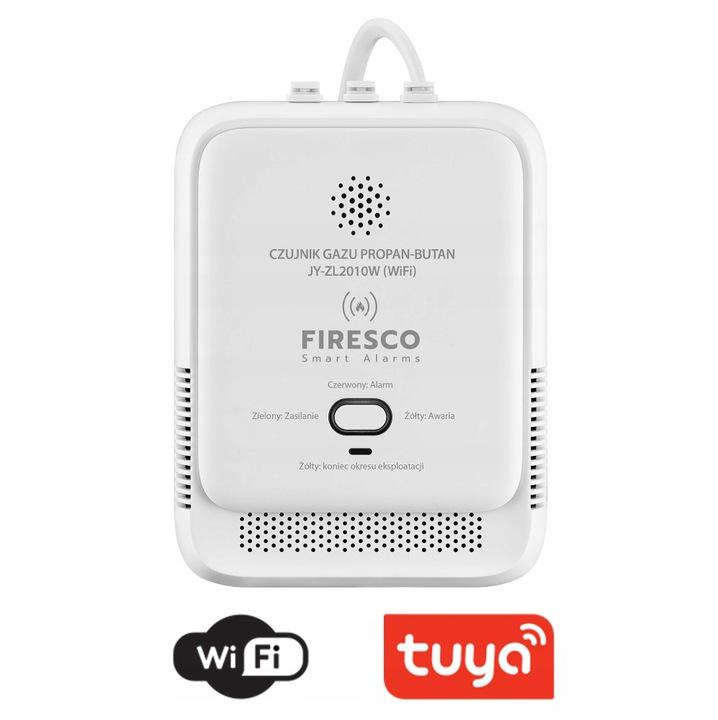 Czujnik gazu propan butan LPG z WiFi aplikacja Tuya