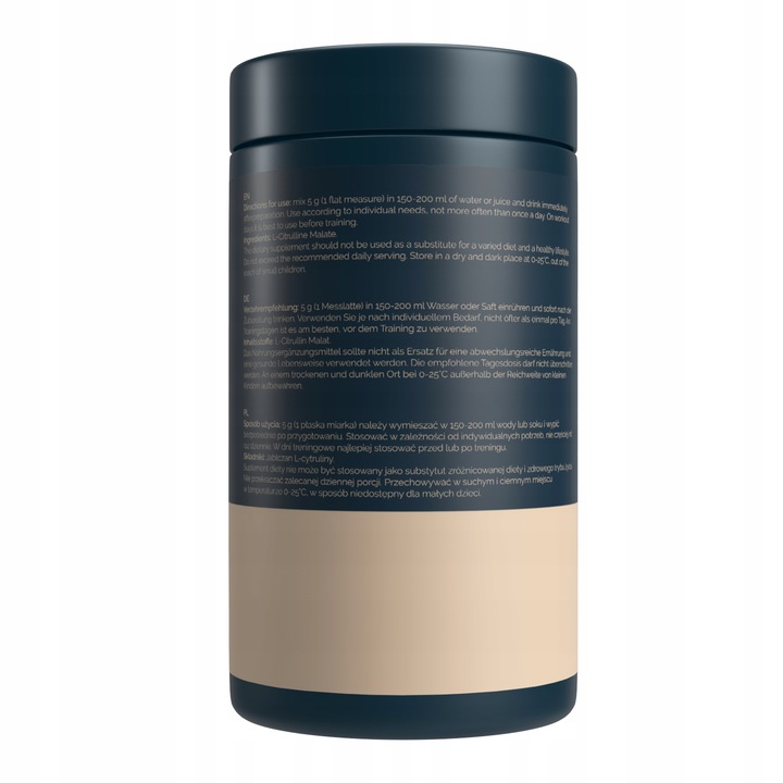 Cytrulina PreWorkout Citrulline Malate Jabłczan Pure Bezsmakowa Pompa 500g