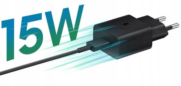 Oryginalna ładowarka sieciowa Samsung 15W USB-C EP-T1510XWEGEU Biała