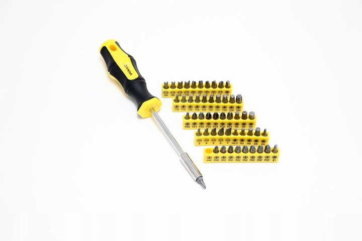 ZESTAW ŚRUBOKRĘTÓW WKRĘTAKÓW BITÓW 65SZT WALIZKA