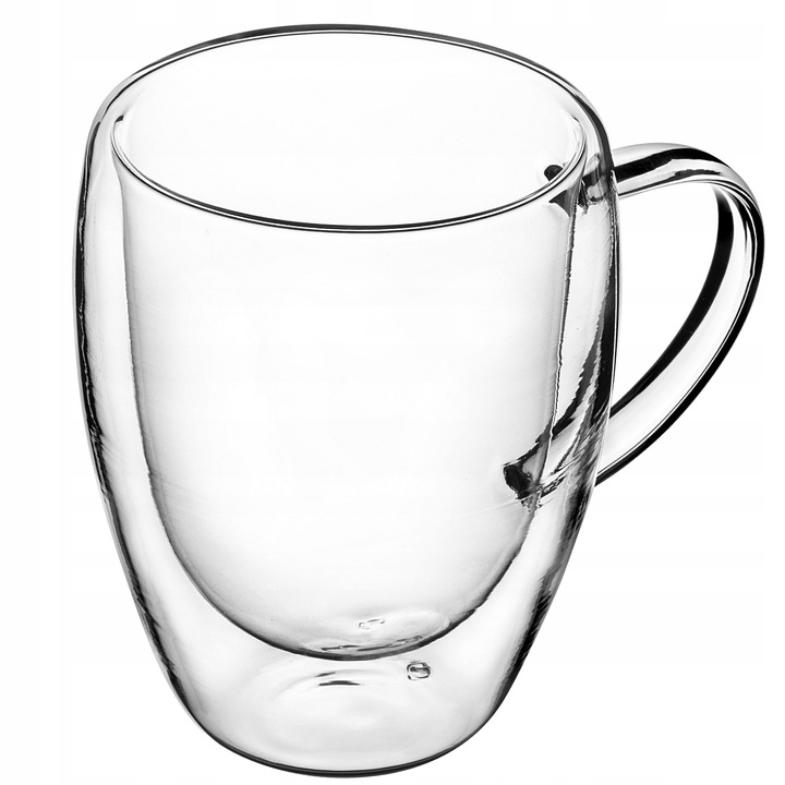 SZKLANKI TERMICZNE DO KAWY HERBATY LATTE 350ml KUBKI PODWÓJNE ŚCIANKI 6 szt