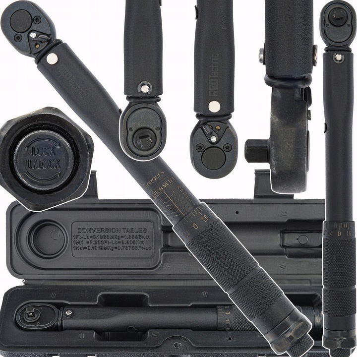 Klucz DYNAMOMETRYCZNY do Kół 1/4'' 2-24Nm z Blokadą Certyfikat