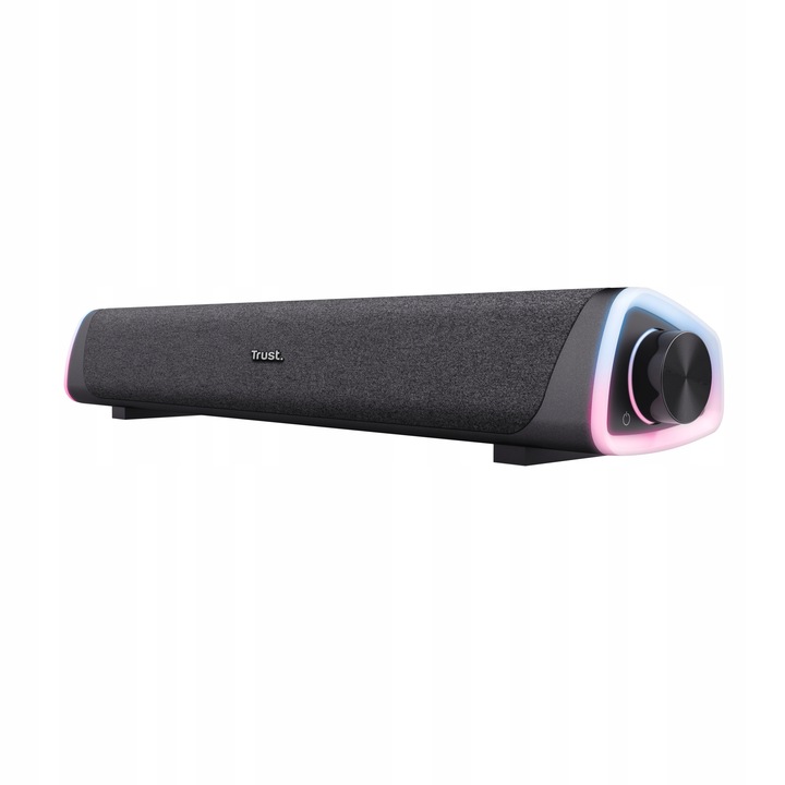 GŁOŚNIK SOUNDBAR KOMPUTEROWY LED USB 12W STEREO KOMPAKTOWY BIUROWY