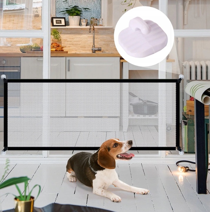 BRAMKA ZABEZPIECZAJĄCA PRZEGRODA DLA PSA KOT DRZWI