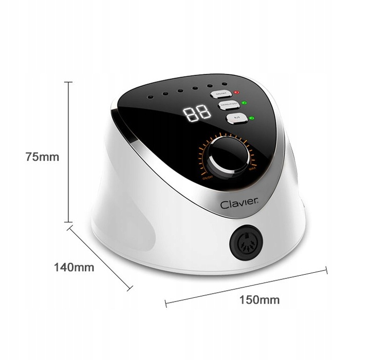 CLAVIER frezarka kosmetyczna do paznokci 65W BIAŁA