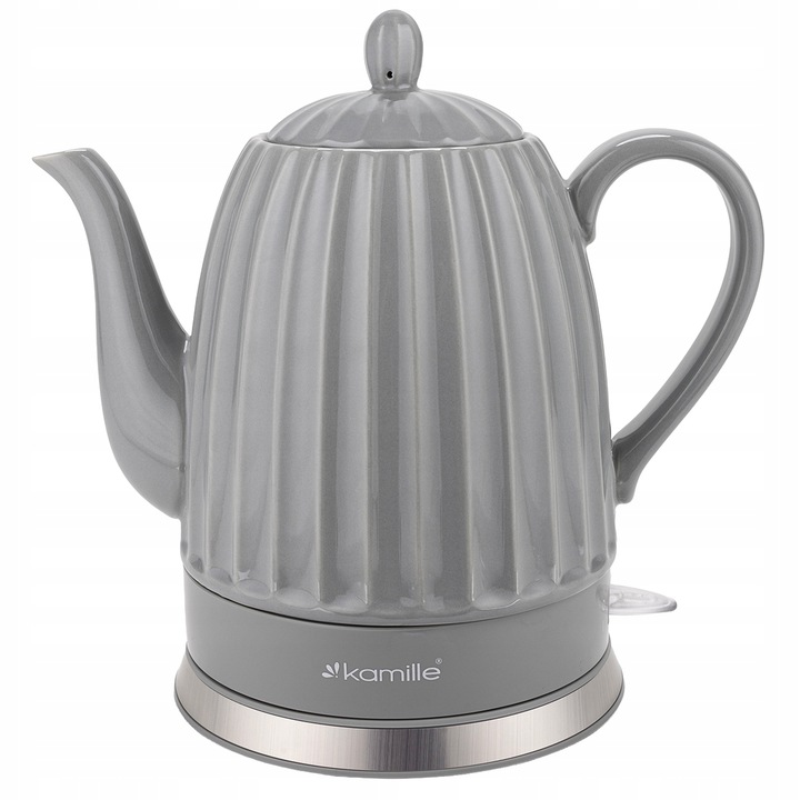 CZAJNIK ELEKTRYCZNY BEZPRZEWODOWY CERAMICZNY KAMILLE 1500 W 1,5 L