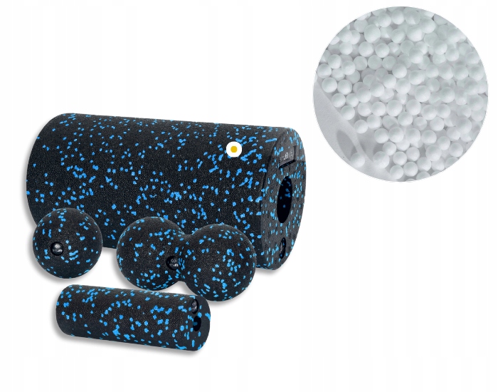 ZESTAW ROLLERÓW DO MASAŻU WAŁEK DUŻY MAŁY PIŁKA POJEDYNCZA DUOBALL EPP 4W1