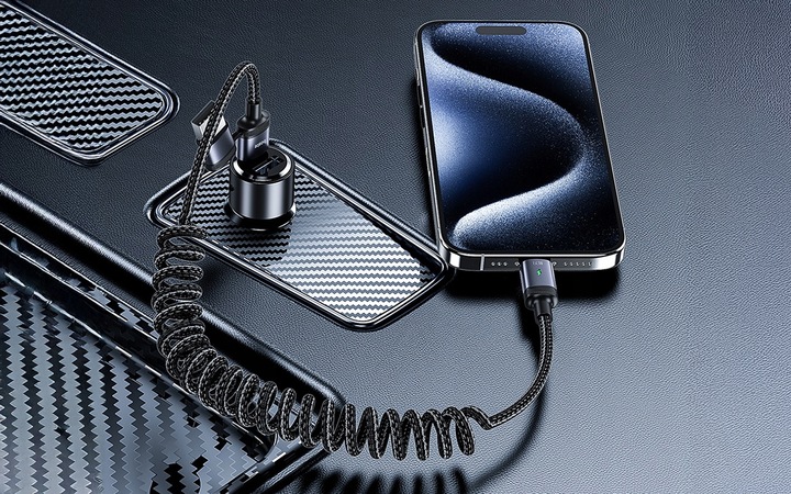 BOSTE SZYBKI KABEL PRZEWÓD USB-C / USB-A DO USB-C 2W1 60W PD QC MOCNY 1.5M