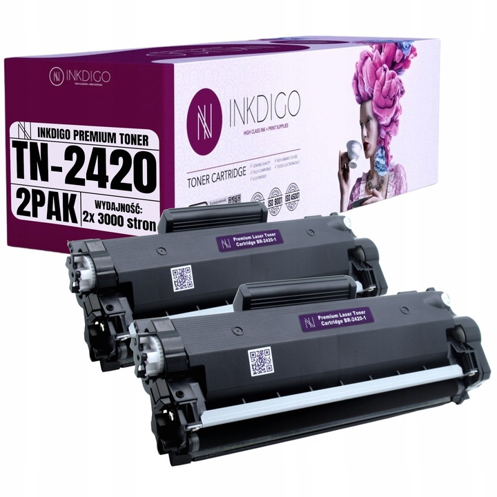 TN2420 - 2x Toner do drukarki BROTHER DCP-L2530DW L2550DN HL-L2310D L2350DW