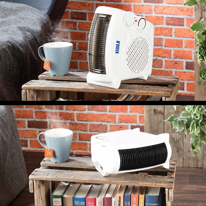 TERMOWENTYLATOR FARELKA GRZEJNIK ELEKTRYCZNY BIAŁY NAWIEW CICHY MOCNY