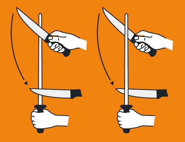 Ostrzalka do nozy diamentowa musak diamentowy pręt ostrzący stalka SHARPI