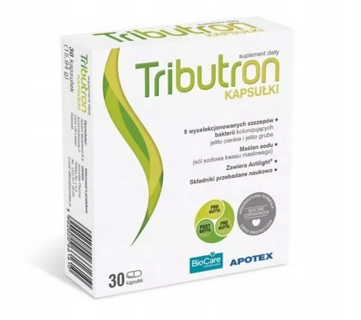 Tributron Maślan Sodu + Probiotyk 30 Kapsułek