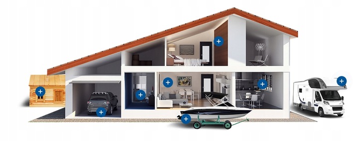 HUMISTOP WKŁAD ZAPAS DO POCHŁANIACZA WILGOCI X 5 MIX + ZAWIESZKA