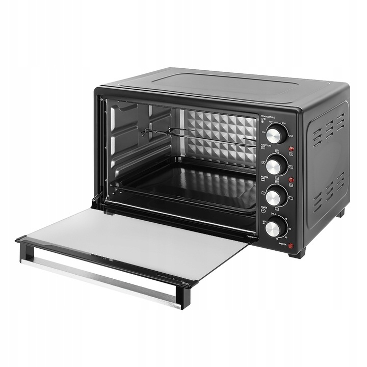 PIEKARNIK ELEKTRYCZNY 45L ROŻNO + TERMOOBIEG+GRILL WOLNOSTOJĄCY