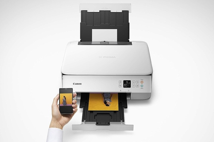 Biała Drukarka CANON Pixma TS5351 3w1 DRUK KOLOR DUPLEX SKAN WIFI TUSZE