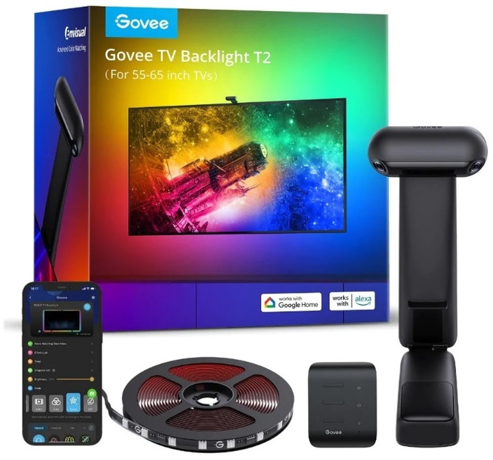 Taśma LED dla TV 55-65 cali Govee H605C Envisual TV Backlight T2 RGBIC