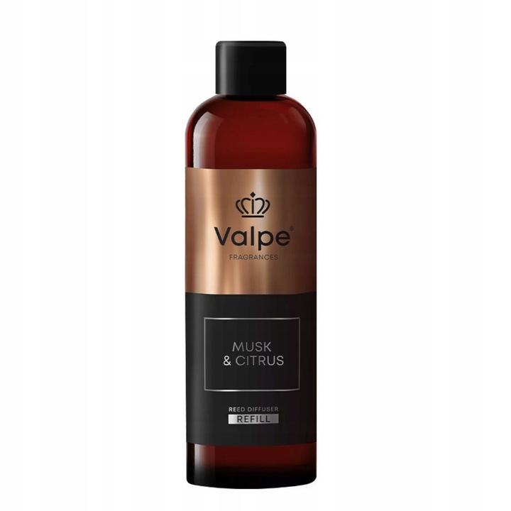 Refill do dyfuzora zapachowego patyczków Valpe butelka 180ml MUSK i