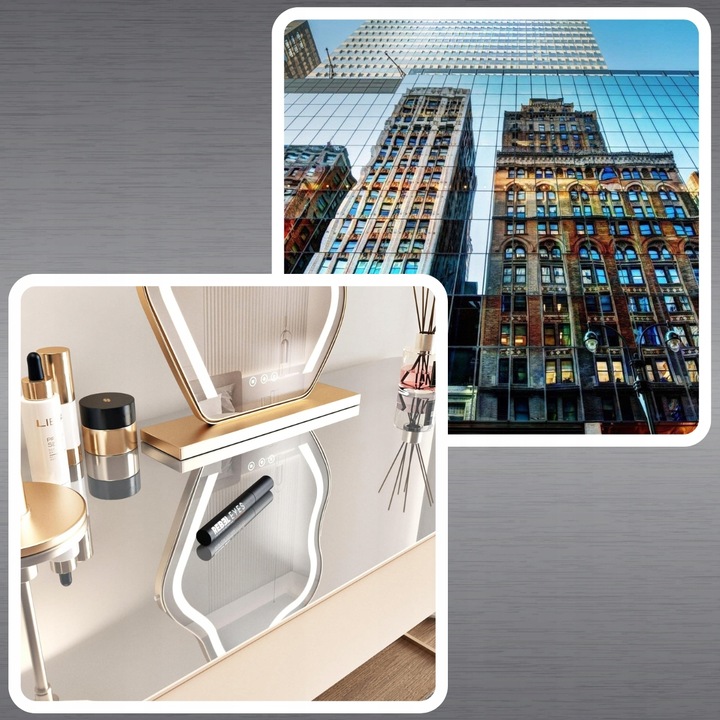 FOLIA LUSTRO WENECKIE OKIENNA SAMOPRZYLEPNA LUSTRZANA DO SZYB OKNA 50x152cm