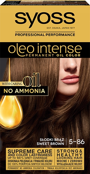 Syoss Oleo Farba do włosów słodki brąz 5-86 x 2