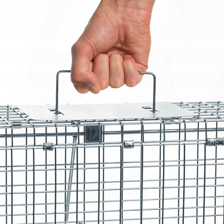 GIGANT ŻYWOŁAPKA NA KUNY SZCZURY WYDRY ŁASICE LIS PUŁAPKA ŁAPKA