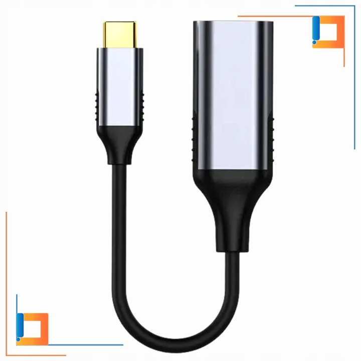 CO2 PRZEJŚCIÓWKA USB-C HDMI KABEL ADAPTER HUB USB TYP C DO HDMI MHL HD 4K 6