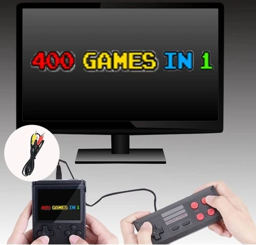 PRZENOŚNA MINI KONSOLA RETRO 400 GIER GAMEBOY DODATKOWY PAD GRA NA 2 OSOBY