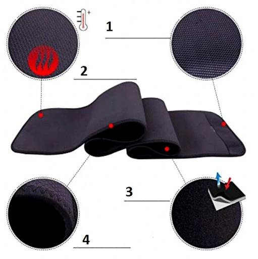 PAS NEOPRENOWY firmowy SZEROKI ODCHUDZAJĄCY 130cm