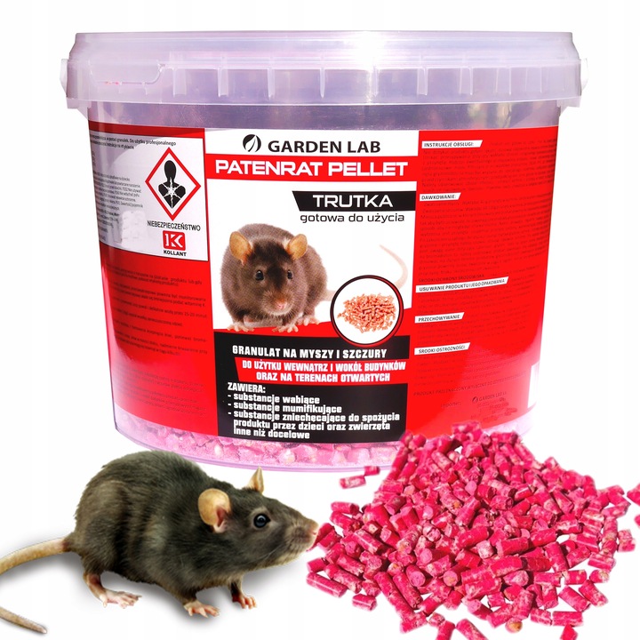 ZATRUTE ZIARNO MOCNA TRUTKA NA MYSZY SZCZURY GRYZONIE WABI