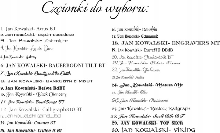 Exlibris pieczątka stempel 40mm PREZENT Ex libris