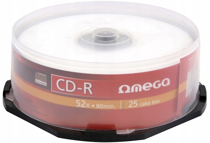 Płyta CD-R jednokr zapis 700 MB cake box 25szt x6
