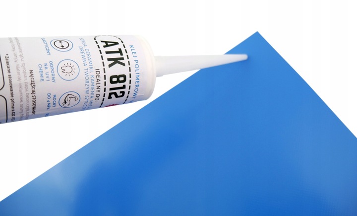 Klej polimerowy do basenów pontonów Duża łata 50x27cm Odtłuszczacz