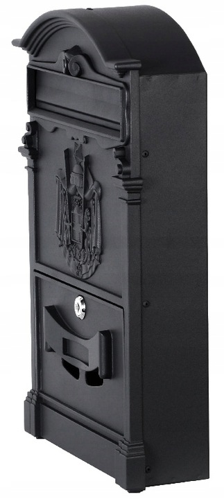 SKRZYNKA POCZTOWA NA LISTY POCZTĘ RUSTYKALNA RETRO VINTAGE CZARNA