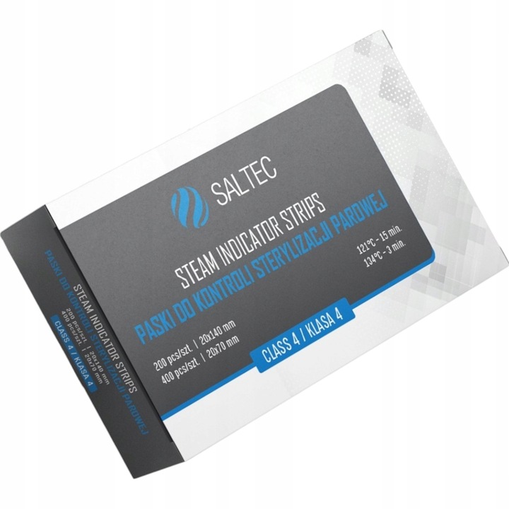 Paski do sterylizacji parowej klasa IV 200/400 szt. testy