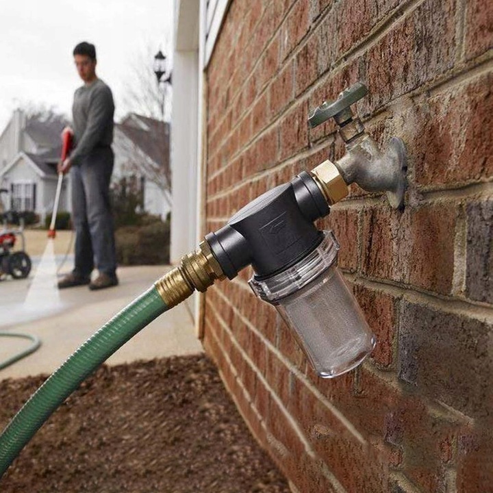 UNIWERSALNY FILTR WODY DO KRANU MYJKI MAUZERA INSTALACYJNY 3/4” PIACH