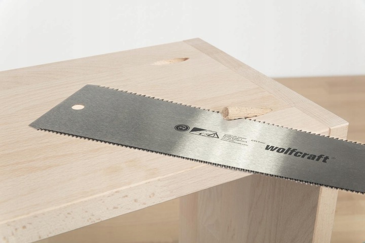 WOLFCRAFT Piła japońska do drewna listw 240mm dwustronna precyzyjna