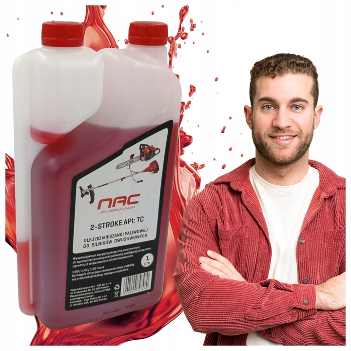 OLEJ DO PIŁY SPALINOWEJ DO DWUSUWÓW MIESZANKI 1L DO NAC DEMON STIHL