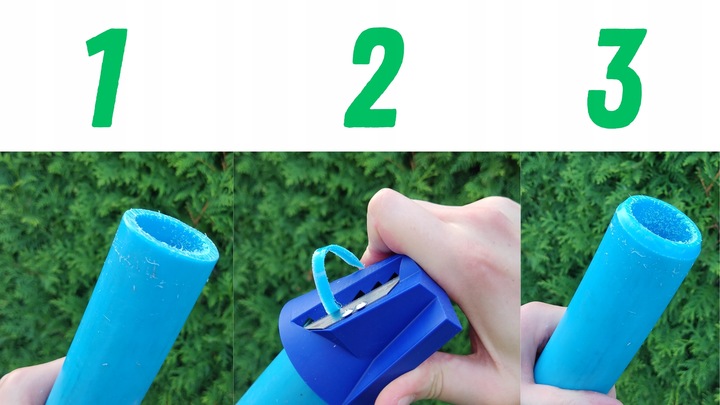 Gradownik Kalibrator do Rur PE śr 20-63 mm z Precyzyjnym Ostrzem