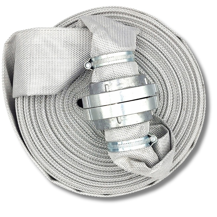 WĄŻ STRAŻACKI DO SZAMBA BRUDNEJ WODY 2 cale 52mm 20m SZYBKOZŁĄCZA DO POMPY