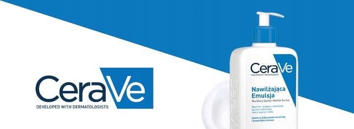 Emulsja Nawilżająca CeraVe Skóra Sucha i Bardzo Sucha, Twarz i Ciało 473ml