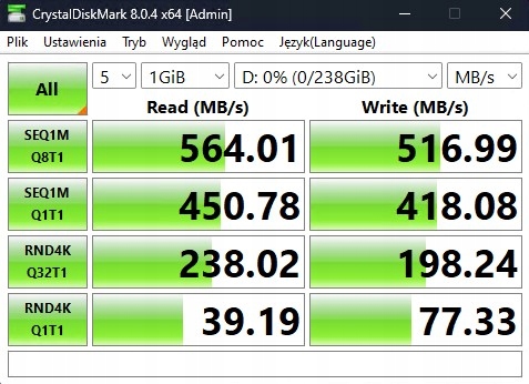 Ultra szybki 256GB | 560MB/s | USB 3.2 pendrive pamięć POLION dual USB-C+A