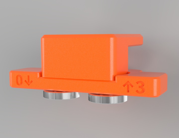 SZABLON UCHWYT PRZYMIAR DO MONTAŻU FRONTÓW MEBLOWYCH SUF-1